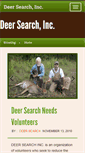 Mobile Screenshot of deersearch.org